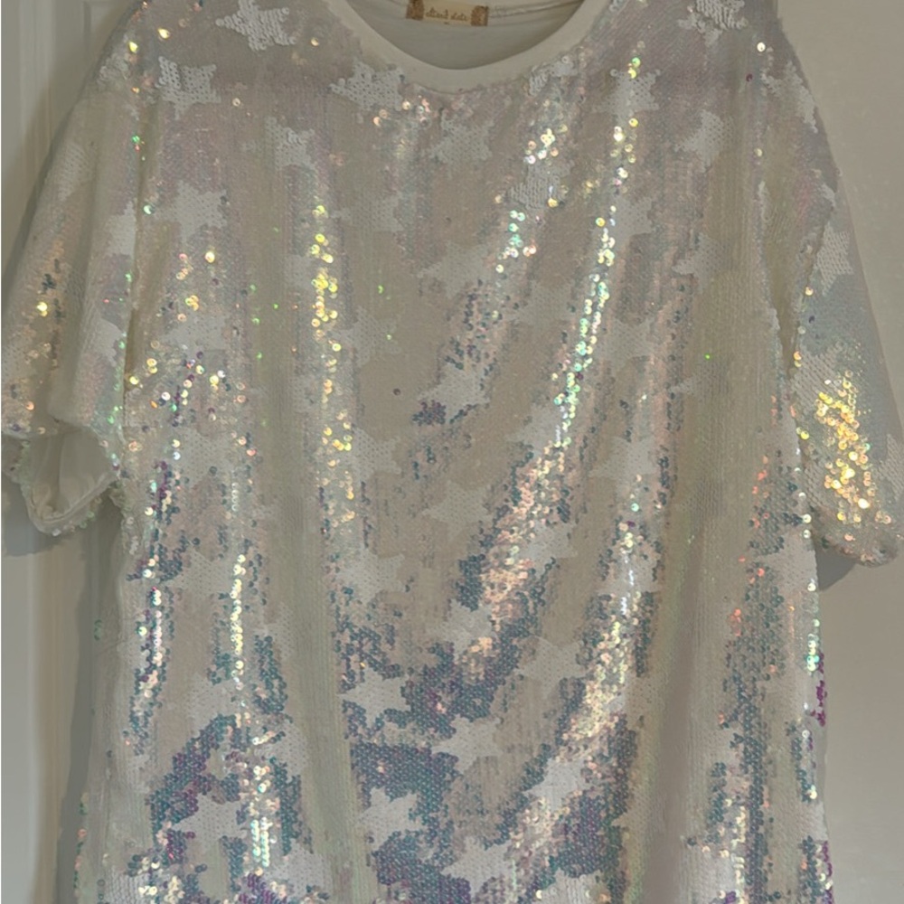 Altar'd State Iridescent Sequin Top